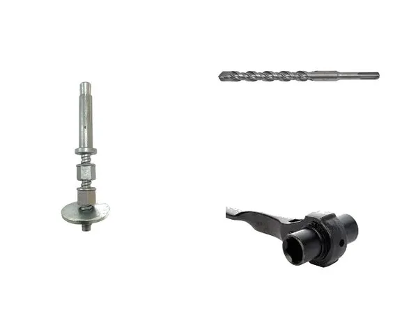 Многоразовый анкер + Бур + Ключ-трещотка